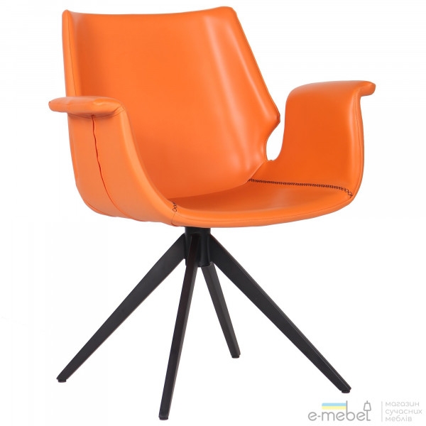 Крісло Vert orange leather