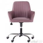Крісло Аспен хром тканина Flox 77 фіолетовий зі штрихкодом EAN