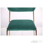 Стілець Alphabet A gold/dark green
