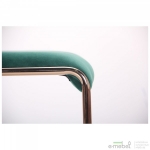 Стілець Alphabet A gold/dark green