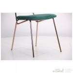 Стілець Alphabet B gold/dark green