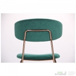Стілець Alphabet B gold/dark green