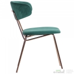 Стілець Alphabet B gold/dark green