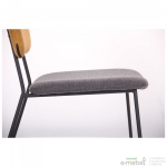 Стул Alphabet G black/yellow gray