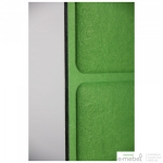 Перегородка фетровая мобильная 1124х1750 черный графит фетр зеленый