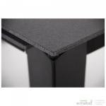 Стіл обідній розкладний Jonathan black/stone Granite nero