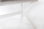Кухонний комплект Стіл Х'юстон + 4 стільці Трініті біло-сірий