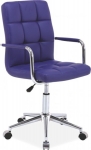 Крісло поворотне Q-022 фіолетове