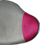 Кресло поворотное Q-G2 розовое/серое