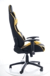 Крісло поворотне VIPER чорне / жовте