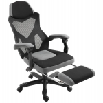 Кресло поворотное Q-939 черное/серое