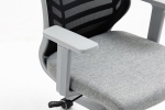Крісло поворотне Q-320 чорне/сіре