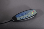 Крісло розкладне HELIOS M (функція масажу) шкіра синт.сіре TAP.210