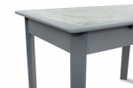 Стол кухонный раскладной Дели 1150(1540)*74 см серый