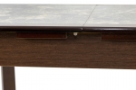 Стол кухонный раскладной Дели 1150(1540)*74 см темный орех