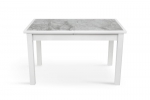Стол кухонный Керамик 1220(1600)*74 см белый