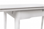 Обеденный комплект: белый керамический стол Нептун + 4 стулья Эмбер-L