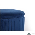 Пуф Little Monte Blue / Golden Chrom