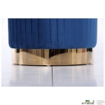Пуф Little Monte Blue / Golden Chrom