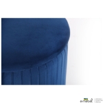 Пуф Little Monte Blue / Golden Chrom