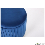 Пуф Monte Blue / Golden Chrom