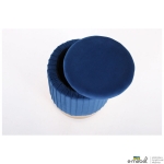 Пуф Monte Blue / Golden Chrom