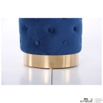 Пуф Little Janett Blue / Golden Chrom