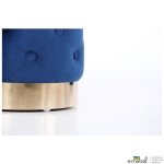 Пуф Little Janett Blue / Golden Chrom