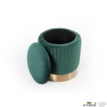 Пуф Little Monte Green / Golden Chrom