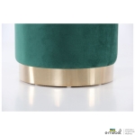 Пуф Madrid Green / Golden Chrom