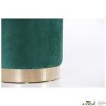 Пуф Madrid Green / Golden Chrom