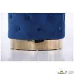 Пуф Janett Blue / Golden Chrom