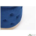 Пуф Janett Blue / Golden Chrom
