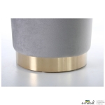 Пуф Madrid Grey / Golden Chrom