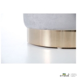 Пуф Madrid Grey / Golden Chrom