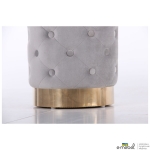 Пуф Little Janett Grey / Golden Chrom