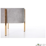 Пуф Ritz Grey / Golden Chrom