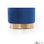 Пуф Madrid Blue / Golden Chrom