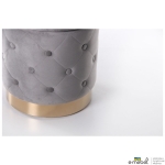Пуф Janett Grey / Golden Chrom