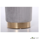 Пуф Little Monte Grey / Golden Chrom