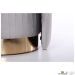 Пуф Little Monte Grey / Golden Chrom