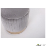 Пуф Little Monte Grey / Golden Chrom