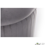 Пуф Little Monte Grey / Golden Chrom
