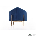 Пуф Ritz Blue / Golden Chrom