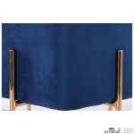 Пуф Ritz Blue / Golden Chrom