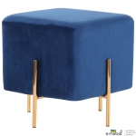 Пуф Ritz Blue / Golden Chrom