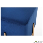 Пуф Ritz Blue / Golden Chrom
