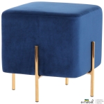 Пуф Ritz Blue / Golden Chrom