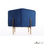 Пуф Ritz Blue / Golden Chrom