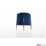 Пуф Mylene Blue / Golden Chrom
